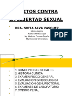 Delitos Contra La Libertad Sexual: Dra. Sofia Alva Vasquez