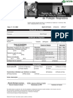 Ficha de Ensaio de Vedação de Proteção Respiratória Fittest