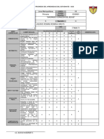 Informe de Progreso Del Aprendizaje Del Estudiante