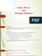 Game Theory and Strategic Behavior