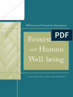 Ecosystems Human Wellbeing