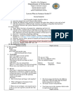 2nd COT Lesson Plan in Science Grade 4 April Copy Recent