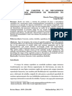 A Corrosão Do Caráter E Os Mecanismos Alienantes Dos Processos de Trabalho No Capitalismo Tardio