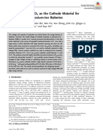 Prepotassiated V2O5 As The Cathode Material For High-Voltage Potassium-Ion Batteries