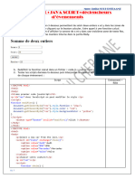 HTML+JAVA SCRIPT+déclencheurs D'évenements (3ème Année Sciences de L'informatique)