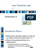 Greenhouse Functions and Controls