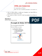 TD HTML Avec Correction
