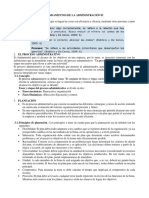 PROCESO ADMINISTRATIVO - Tema - 1ra. Parte