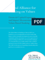 Global Alliance For Banking On Values: Financial Capital Expansion and Impact Measurement of Values Based Banking