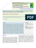 Response of Soybean Glycine Max L Merril