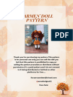 Carmen Doll Pattern