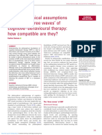 The Philosophical Assumptions Across The Three Waves of Cognitive Behavioural Therapy How Compatible Are They