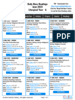 Mass Readings June 2023 PDF Download