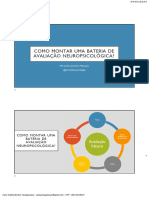 Como Montar Uma Bateria de Avaliacao Neuropsicologica