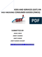 Impact of GST On FMCG Ankit