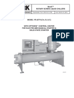 M E Rotary Screw Liquid Chillers: Operating & Maintenance