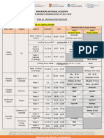 Y10-12 Prelim Exams - Invigilation Schedule