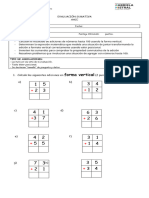 Ealuacion Sumativa Matematica Suma Vertical - 03 - AACC