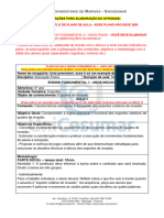 C U M - U: Plano de Aula 02 - Ensino Fundamental Ii - Anos Finais - Você Deve Elaborar