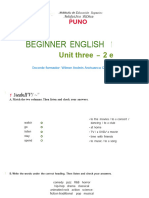 BEGINNER ENGLISH 2c