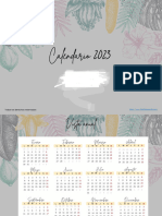 Calendario Descargable 2023 Fdefifidecocraft