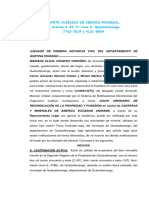 Demanda Juicio Ordinario de Reivindicacion de La Propiedad