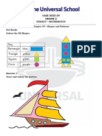 Chapter 10 - Shapes and Patterns - Mathematics - Grade 2 - CAIE 2023-24