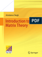 Introduction To Matrix Theory