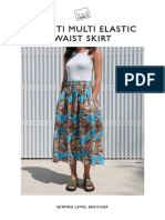 Tessuti Multi Elastic Waist Skirt Instruction Booklet