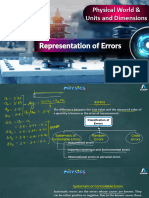 l9 Representation of Errors