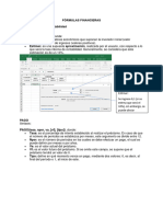 Formulas Financieras