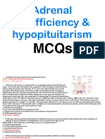 Adrenal Insufficiency & Hupopituitarism