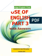 FCE Part 3 Grammar Exercises To Practise