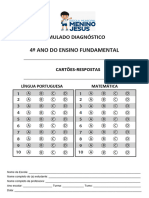 Simulado Diagnóstico Língua Portuguesa e Matemática 2024