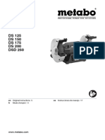 Esmeril de Banco Metabo DS-200