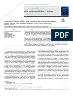 Evolution of Floating Offshore Wind Platforms - A Review of At-Sea Devices