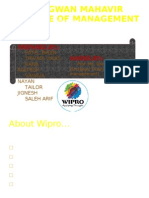 Business Valuation of Wipro