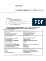 Prueba Contenido Primer Semestre 5to B