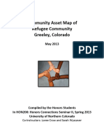 Community Asset Map of Refuguee Community Greeley Colorado 2013