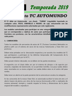 Reglamento TC Automundo