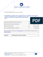 Azacitidine Powder Suspension Injection 25 MG ML Product Specific Bioequivalence Guidance - en