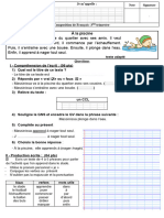 La Piscine - Composition 3ème Trimestre 4AP - 2023 - 2024