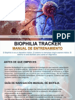 New Biophilia Tracker X4 Training Manual-Spanish