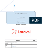 Laboratorio 11 - CRUD Con Laravel