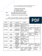 Informe Mes - Abril - Pronoei - Pampa Grande