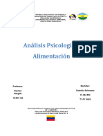 Análisis Psicología y Alimentación