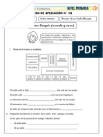 Fichas de Aplicacion 4 Grado Personal Semana 12