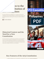 Introduction To The 1973 Constitution of The Philippines