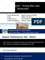 Pert - 14-15 - Pengenalan Energi Terbarukan Dan Energi Bersih-Dikompresi