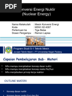 Pert - 13 - Konversi Energi Nuklir